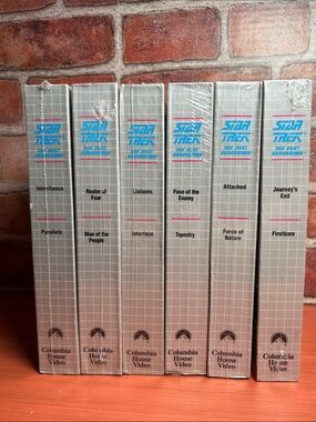 6 - Star Trek: The Next Generation VHS Lot The Collectors Edition